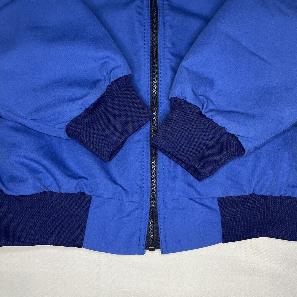 Vintage IDITAROD ALASKA Wolf Sled Dog Fleece Lined Snow Jacket Made in USA Large - Picture 7 of 12